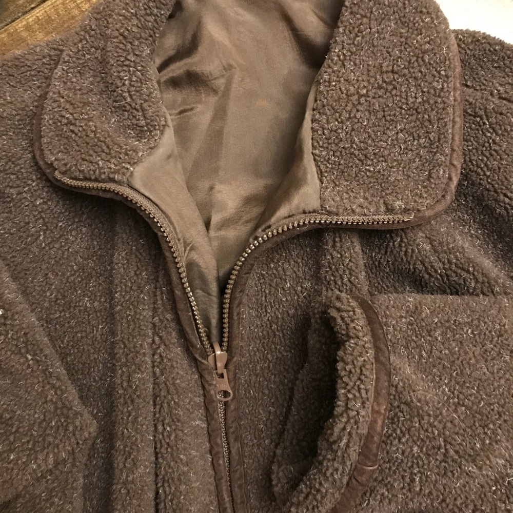 Brown Sherpa style jacket